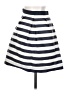 Lily Stripes Blue Casual Skirt Size XXS - photo 2