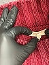 Mystree 100% Polyester Solid Burgundy Turtleneck Sweater Size L - photo 7