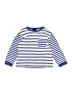 Monoprix Stripes Blue Long Sleeve T-Shirt Size 6 - photo 1