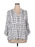 Wrangler Jeans Co 100% Viscose Gray 3/4 Sleeve Blouse Size XXL - photo 1