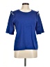 Chico's 100% Cotton Blue Short Sleeve T-Shirt Size Med (1) - photo 1