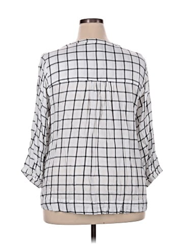 Wrangler Jeans Co 3/4 Sleeve Blouse (view 2)