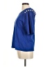 Chico's 100% Cotton Blue Short Sleeve T-Shirt Size Med (1) - photo 5