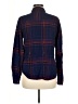 Maurices Plaid Blue Long Sleeve Button-Down Shirt Size M - photo 2