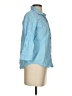 Stella Parker Stripes Blue 3/4 Sleeve Button-Down Shirt Size S - photo 4