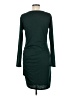 BTFBM Solid Green Casual Dress Size M - photo 2