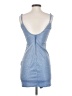 Crystal Sky 100% Polyester Solid Blue Cocktail Dress Size S - photo 2