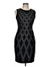 Tommy Hilfiger Chevron-herringbone Black Cocktail Dress Size 6 - photo 1