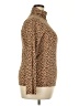 J.Crew 100% Cotton Animal Print Brown Turtleneck Sweater Size 2X - photo 4