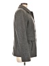 Banana Republic Chevron-herringbone Gray Wool Coat Size L - photo 4