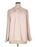 Maison d' Amelie 100% Polyester Pink Long Sleeve Blouse Size XL - photo 1