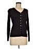 Petite Sophisticate Black Long Sleeve Top Size M - photo 1
