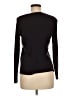 Petite Sophisticate Black Long Sleeve Top Size M - photo 2