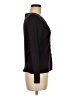Petite Sophisticate Black Long Sleeve Top Size M - photo 4