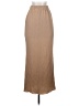 Shein Chevron-herringbone Tan Formal Skirt Size 2 - photo 1