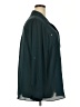 Lane Bryant 100% Polyester Teal Long Sleeve Blouse Size 18 - 20 Plus - photo 4