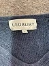 Ledbury 100% Merino Extra Fine Wool Blue Wool Pullover Sweater Size S - photo 7