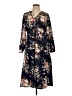 Assorted Brands Floral Blue Casual Dress Size S - photo 1