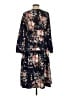 Assorted Brands Floral Blue Casual Dress Size S - photo 2