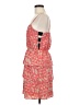 Annabella 100% Polyester Print Orange Cocktail Dress Size M - photo 5