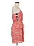 Annabella 100% Polyester Print Orange Cocktail Dress Size M - photo 4
