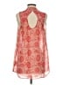CAbi 100% Polyester Red Sleeveless Blouse Size S - photo 2