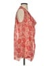 CAbi 100% Polyester Red Sleeveless Blouse Size S - photo 4