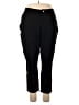 Cato Solid Black Active Pants Size 3X (estimated) - photo 1