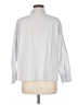 Grade & Gather 100% Cotton Silver Long Sleeve Button-Down Shirt Size M - photo 2
