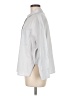 Grade & Gather 100% Cotton Silver Long Sleeve Button-Down Shirt Size M - photo 5