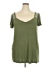 Torrid Green Short Sleeve Top Size 3X Plus (3) - photo 1