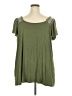 Torrid Green Short Sleeve Top Size 3X Plus (3) - photo 2