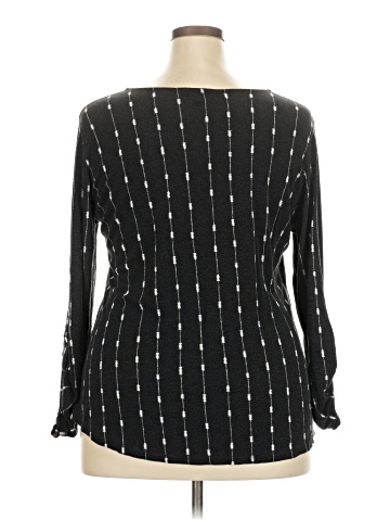 Flower & Feather Long Sleeve Blouse (view 2)