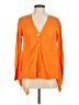AVA Orange Long Sleeve Blouse Size M - photo 1
