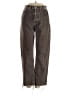 RE/DONE 100% Cotton Chevron-herringbone Brown Jeans Size 24 waist - photo 1