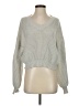 Unbranded 100% Polyester Silver Gray Pullover Sweater Size S - photo 1