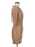 Leyva's Paisley Brown Cocktail Dress Size M - photo 4