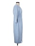 L.K. Bennett Solid Blue Casual Dress Size 4 - photo 4