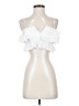 Shein 100% Polyester White Sleeveless Blouse Size S - photo 1