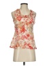 Halogen 100% Silk Orange Sleeveless Silk Top Size XS - photo 1