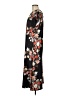 Bebe 100% Polyester Floral Black Casual Dress Size M - photo 5