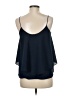 Paper Crane Blue Sleeveless Blouse Size M - photo 2