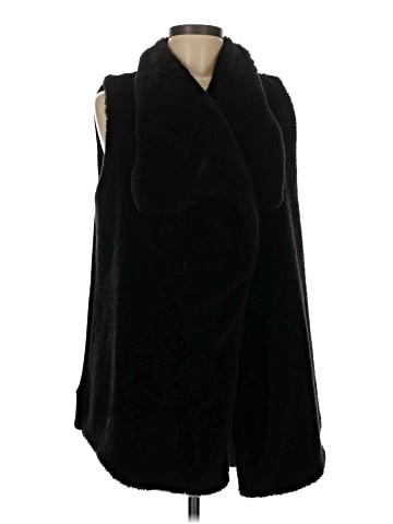 Peace & Pearls Faux Fur Vest (view 1)