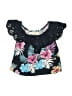 Justice 100% Cotton Black Sleeveless Blouse Size 5 - 6 - photo 1
