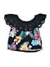 Justice 100% Cotton Black Sleeveless Blouse Size 5 - 6 - photo 2