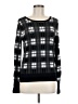 Ann Taylor Checkered-gingham Black Pullover Sweater Size M - photo 1