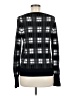 Ann Taylor Checkered-gingham Black Pullover Sweater Size M - photo 2