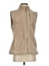 Calvin Klein 100% Polyester Tan Faux Fur Vest Size S - photo 1