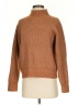 Calvin Klein Solid Brown Turtleneck Sweater Size S - photo 1