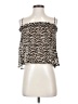 H&M 100% Polyester Brown Sleeveless Blouse Size XS - photo 1